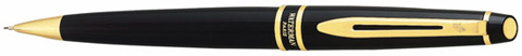 Gloss Black Waterman Expert pencil.