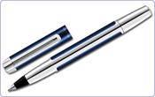 Blue/Silver Pelikan Pura rollerball.