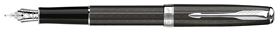 Chiselled Carbon Parker Sonnet fountain pen.