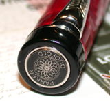 London Pen Show Limited Edition Flame Red Parker Duofold.