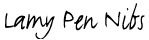 Lamy nibs.