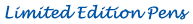 Limited Edition pens from Parker, Montegrappa, Visconti, Sheaffer, Porsche, Tibaldi, Delta, S T Dupont, Pelikan.