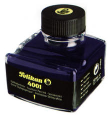 Pelikan 4001 brilliant black ink, 50ml.