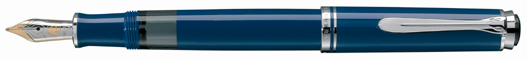 Dark Blue Pelikan 405 fountain pen.