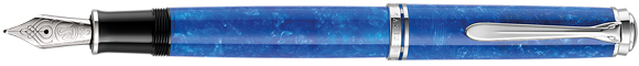 M805 Vibrant Blue fountain pen from Pelikan.