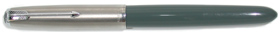 Grey Parker 51 fountain pen.