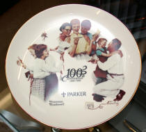 Norman Rockwell Parker plate.