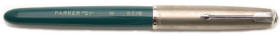 Parker 51 Classic, teal blue, medium.