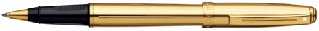Fluted 22crt Gold Plated Sheaffer Prelude Rollerball Pen.