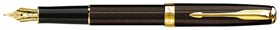 Chiselled Chocolate Sonnet fountain pens.