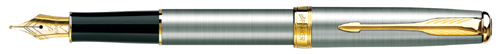 Satin finish Sonnet fountain pen.