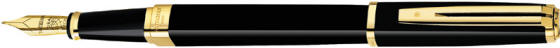 Waterman Exception Slim Black Pen.