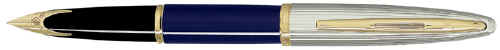 Blue Lacquer Waterman Carene Deluxe fountain pen.