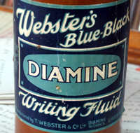 Westers Diamine ink bottle.