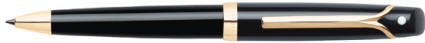 Sheaffer Valor ballpoint pen with gold trim.