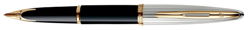 Black Waterman Carene Deluxe fountain pen.