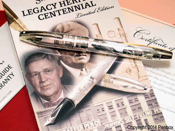 Centennial Sheaffer Legacy fountain pen celebrates 100 years.