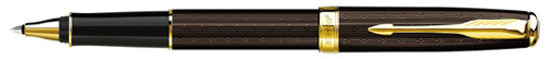 Parker Sonnet Chiselled Chocolate rollerball.