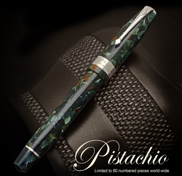 Special edition Conway Stewart Pistachio fountain pen.