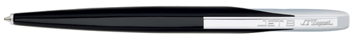 Black S T Dupont Jet 8 ballpoint pen.