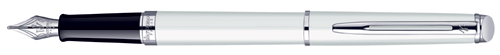 Essential White Waterman Hemisphere fountain pen.