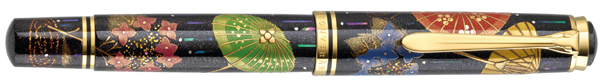 Maki-e Pelikan Japanese Umbrella pen.