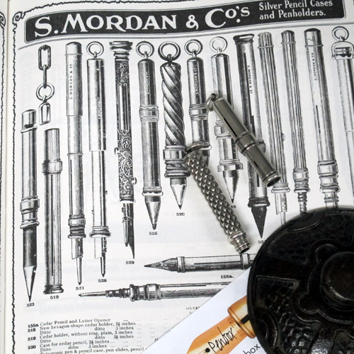 S. Mordan silver pencils.