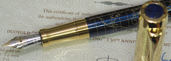 Limited Edition Parker Duofold Craft of Travelling fountain pen.