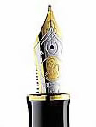 Pelikan Souveran fountain pen nibs.