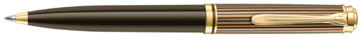 Pelikan Souveran K800 brown black ballpoint.