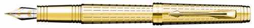 Gold Chiselled Premier Deluxe fountain pen.