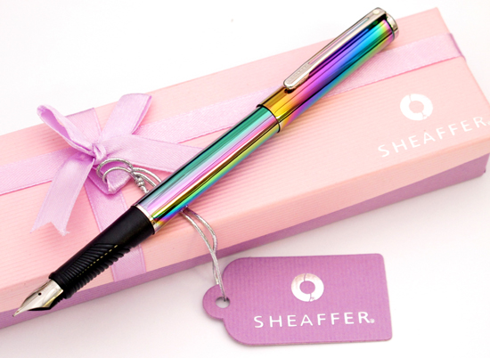 Sheaffer Agio Rainbow fountain pen.