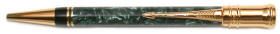 Marbled Green Duofold ballpoint.