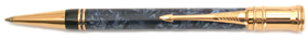 MKII Blue Marbled Duofold ballpoint, 1988.