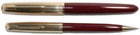 Custom Parker 51 pen and pencil.