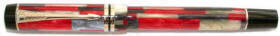 Parker Duofold Red Mosaic fountain pen.