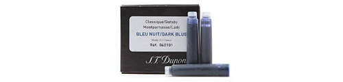 Ink, ink cartridges and refills for S T Dupont pens.