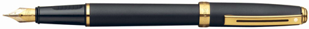 Matt black Sheaffer Prelude fountain pen, GT.