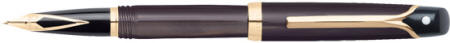Brown Sheaffer Valor fountain pen.