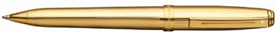 Fluted 22k gold plated Sheaffer Prelude ballpoint.