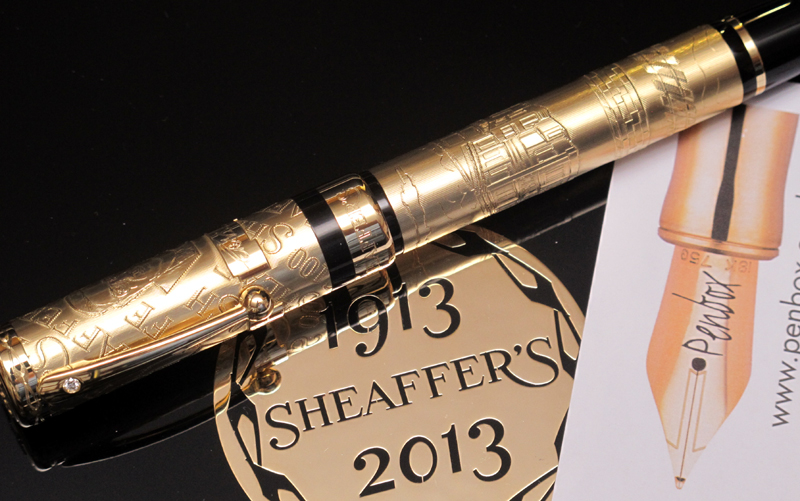 18k Gold Sheaffer Centennial Fountain Pen Penbox