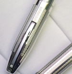Sterling silver Legacy fountain pen.