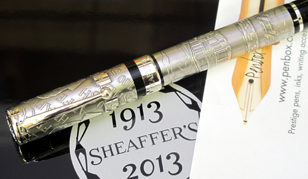 Limited edition silver Sheaffer Centennial fountain pen.