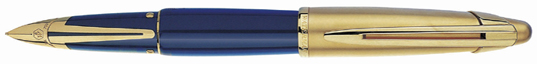 Waterman Edson Sapphire Blue fountain pen.